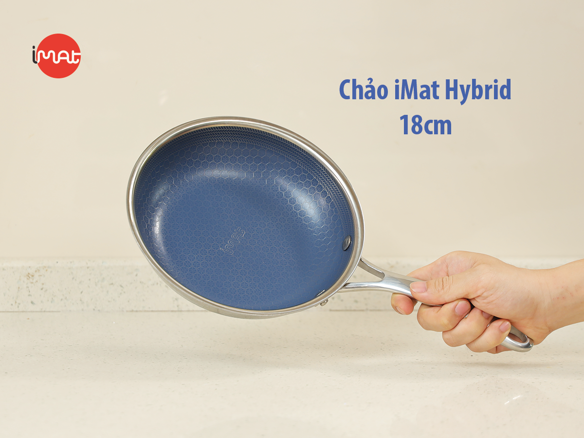 Chảo iMat Hybrid lòng xanh