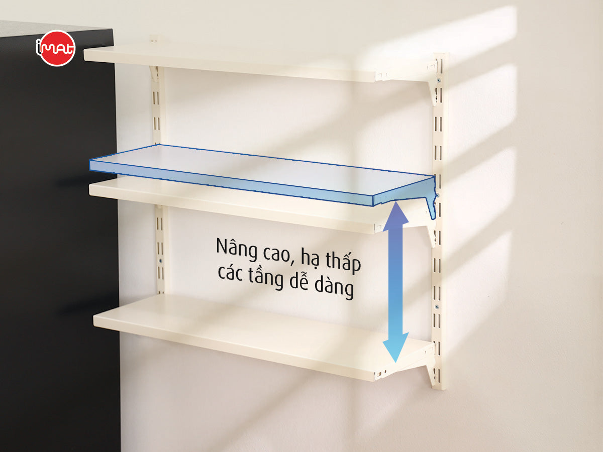 Kệ lắp ráp DIY 3 tầng mâm sắt