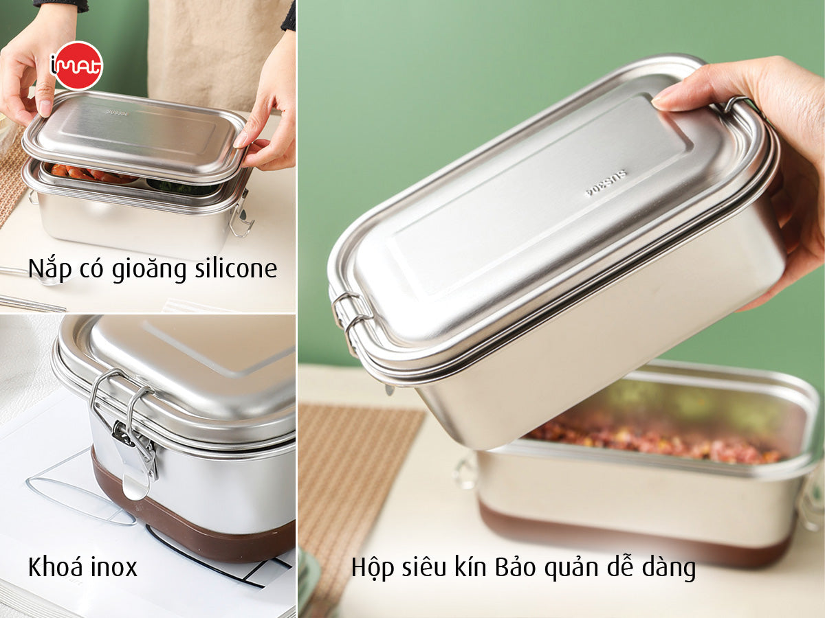 Hộp cơm Bento bằng inox