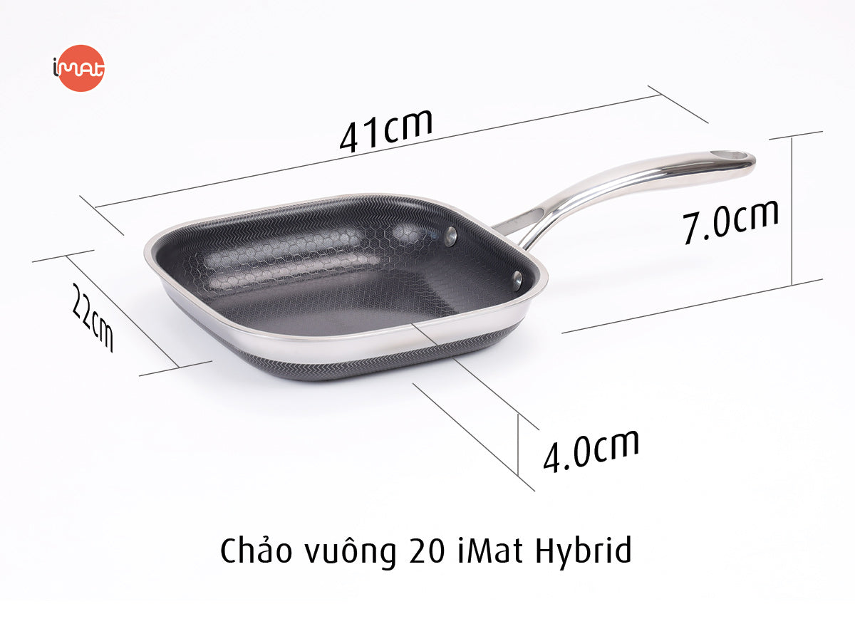 Chảo vuông 20 | 26 iMat Hybrid