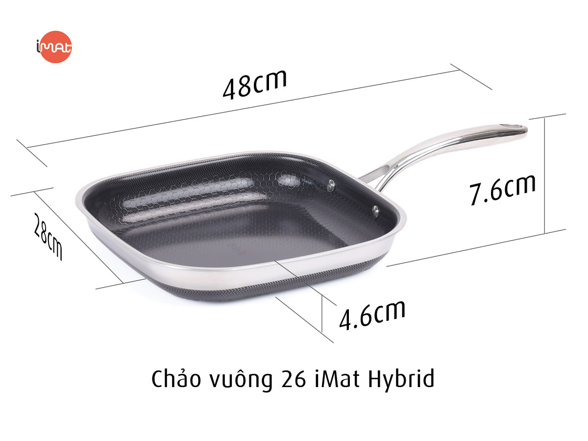 Chảo vuông 20 | 26 iMat Hybrid